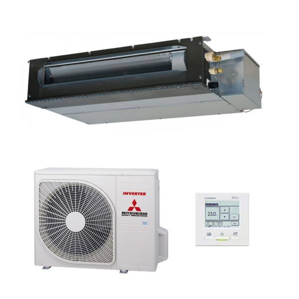 A powerful high static ducted air conditioning system designed for large residential and commercial spaces.