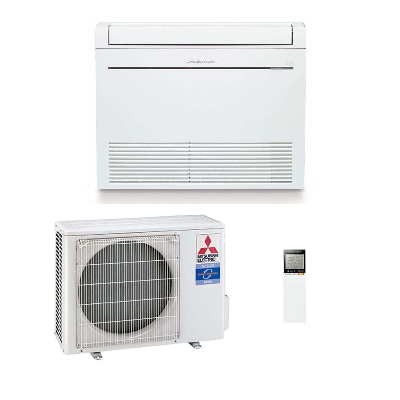Mitsubishi Electric Air Conditioning Compact Floor Standing Design