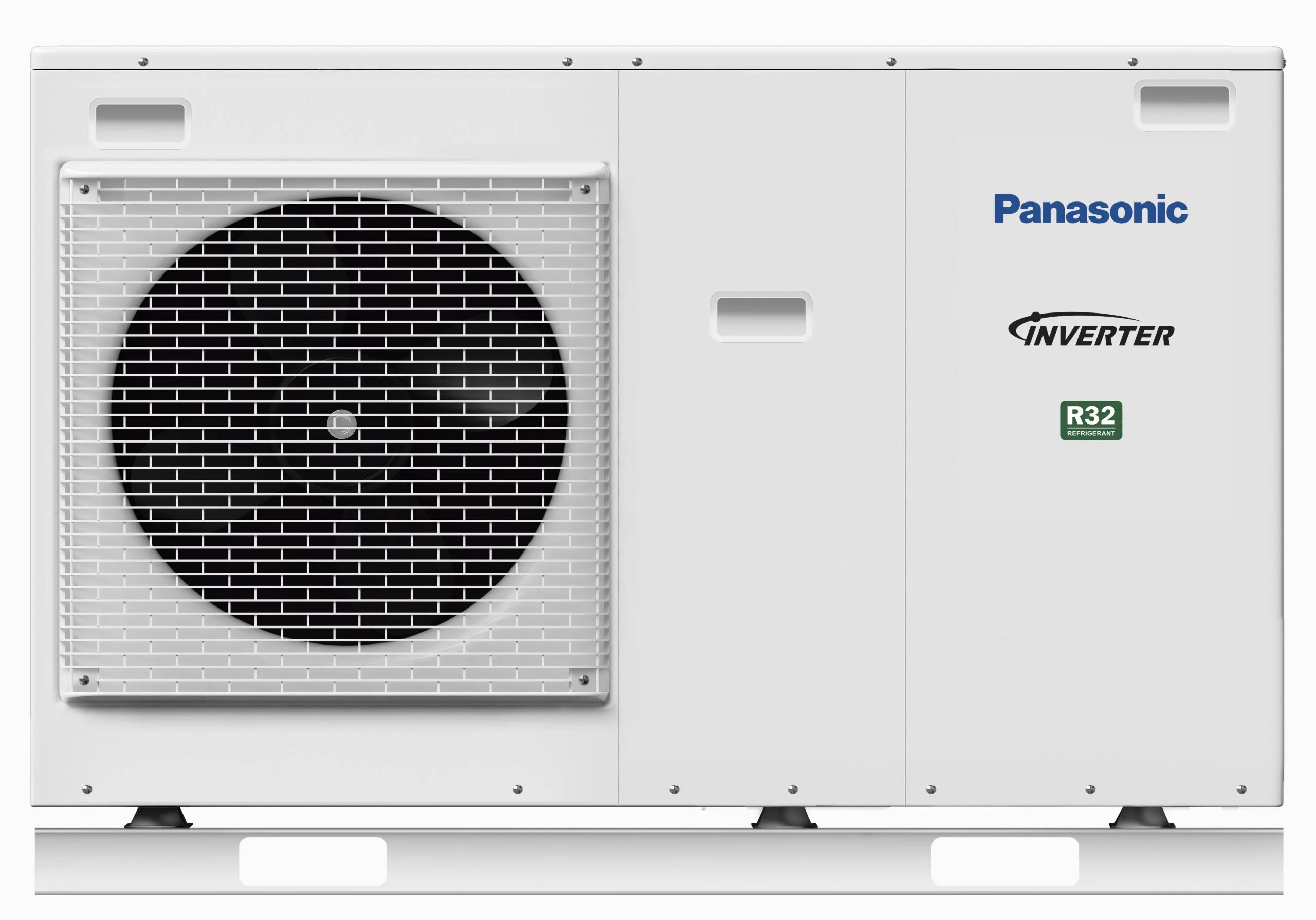All components are housed in a single outdoor unit—no need for a separate indoor unit or refrigerant piping.