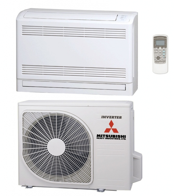 Mitsubishi Heavy Industries Air Conditioning SRF35ZS-W Floor Standing Heat Pump 3.5kw