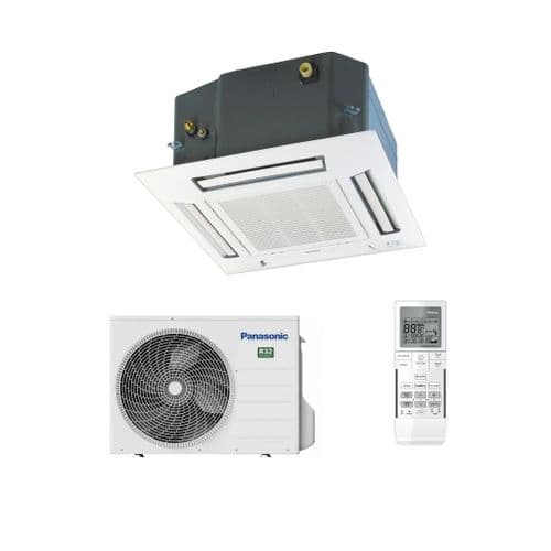 Panasonic PACi NX Standard S with 4-Way 90×90 Cassette Design ensures wide, even airflow across the room—ideal for spaces. around 40–50 m².
