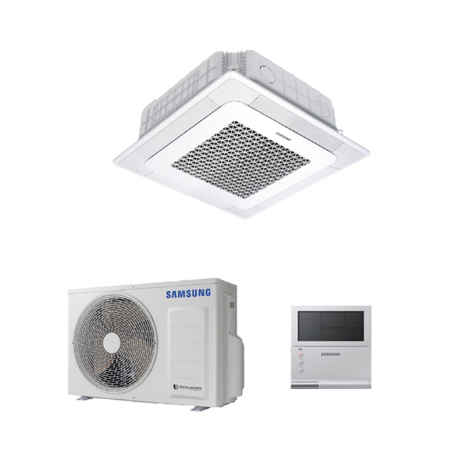 Samsung Air Conditioning AC035RNNDKG/EU 4 way Mini Cassette- WindFree