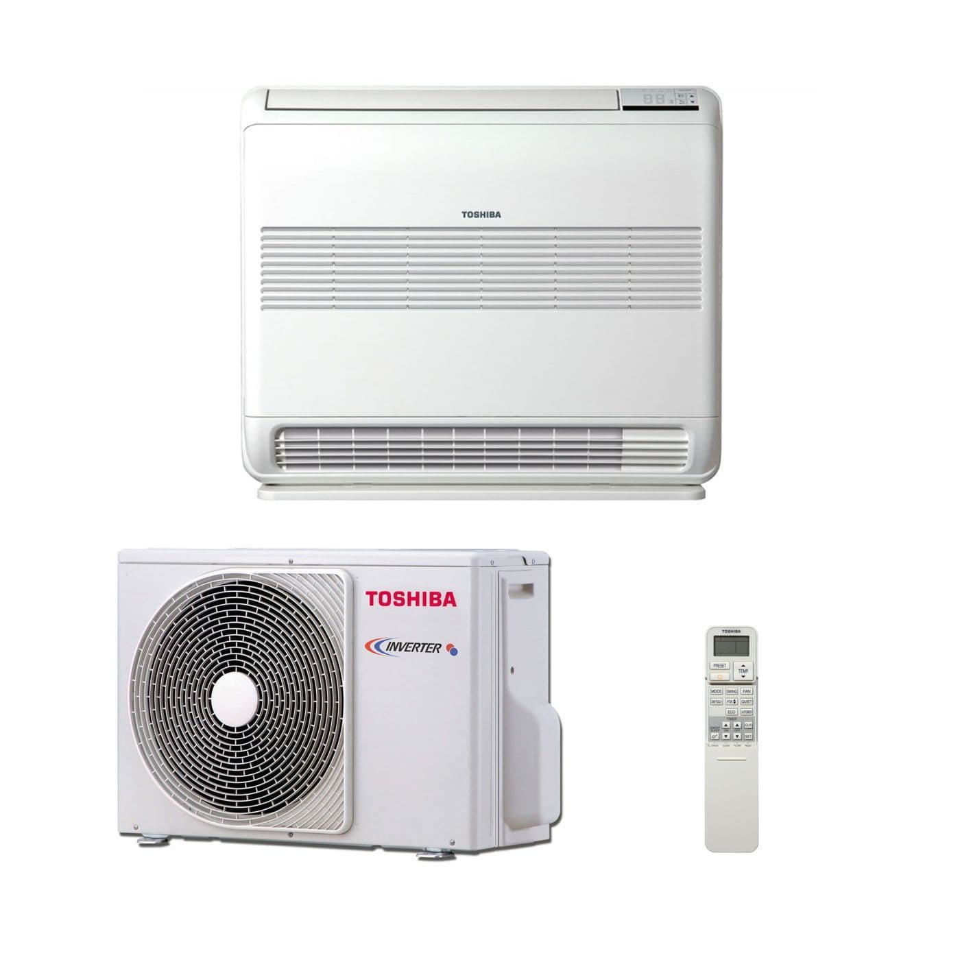 Toshiba Floor Mounted Air Conditioning RAS-B10J2FVG-E / RAS-10J2AVSG-E1