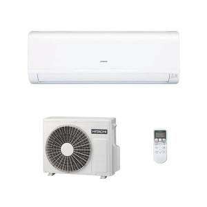 Hitachi RAK-RPD Performance Heatpump wall-mounted indoor air conditioning unit with white casing and slim horizontal design.