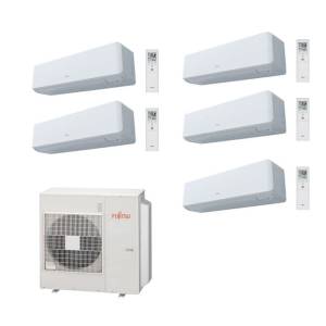 Fujitsu Air Conditioning AOYG36KBTA5 Heat Pump 5 x ASYG12KGTB 3.5Kw/12000Btu Wall R32 A++ 240V~50Hz