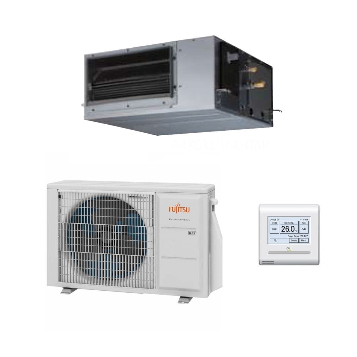 Fujitsu AIRSTAGE concealed duct inverter system