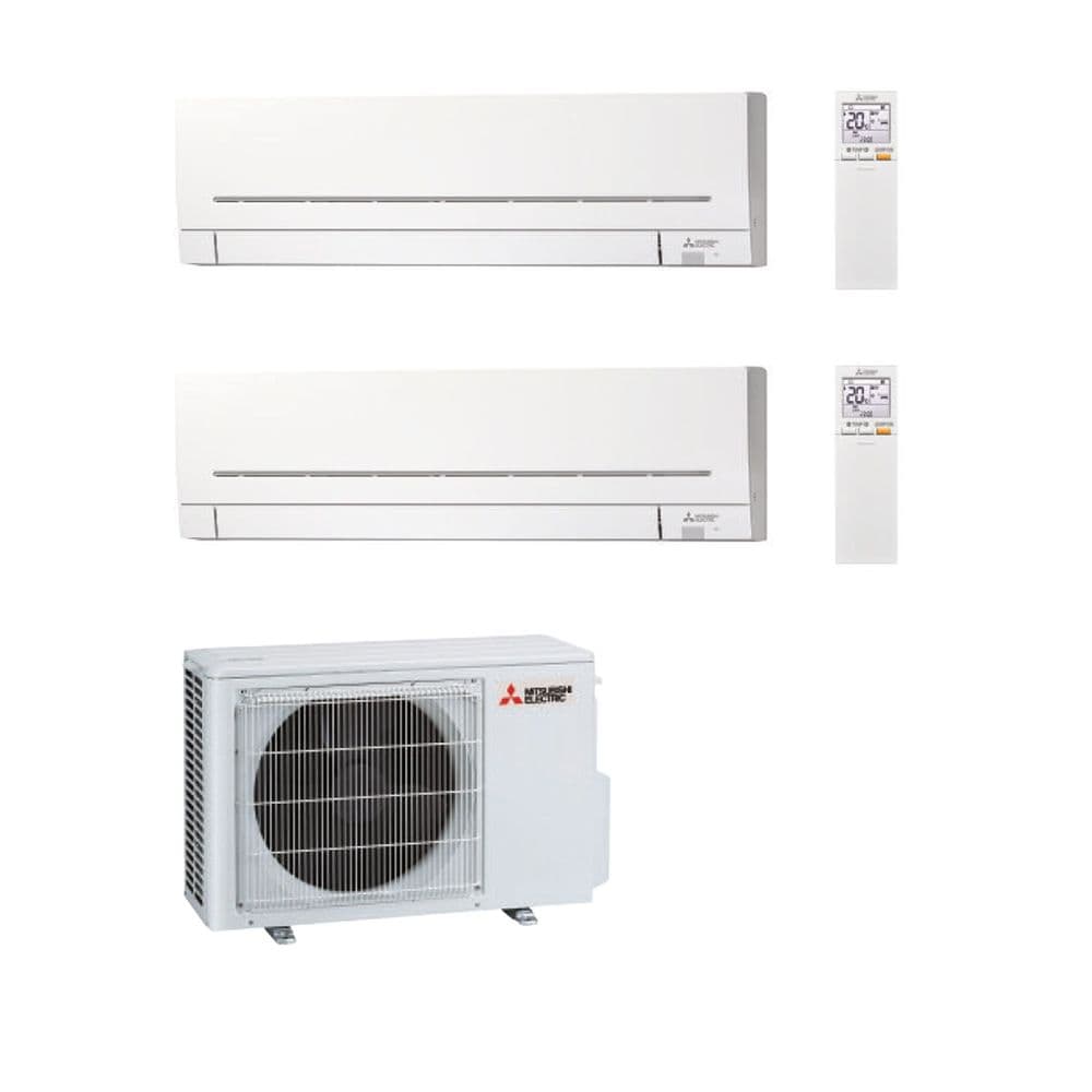 Mitsubishi Electric Air Conditioning MXZ-2F33VF3 Multi 2 x MSZ-AP15VGK 1.5kW Wall