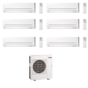 Mitsubishi Electric Air Conditioning MXZ-6F122VF Multi 6 x MSZ-AP25VGK 2.5kW Wall A++ 240V~50Hz