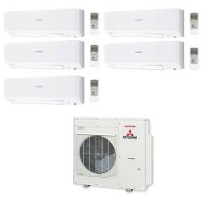 Mitsubishi Heavy Duty Multi-Split Heat Pump System – SCM100ZS-S Outdoor Unit with 4 x SRK15ZSP-W Wall-Mounted Indoor Units