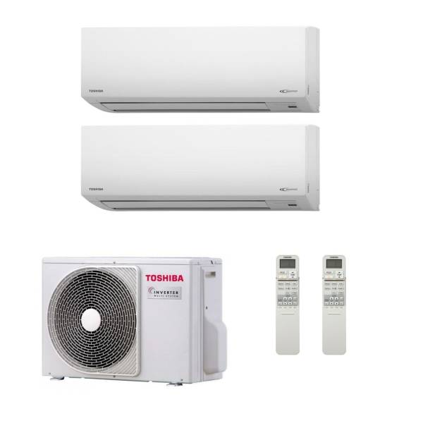 Toshiba RAS-2M14S3AV-E Multi Room Inverter Heat pump 2 x Suzumi Suzumi 3.5Kw/12000Btu A++ 240V~50Hz