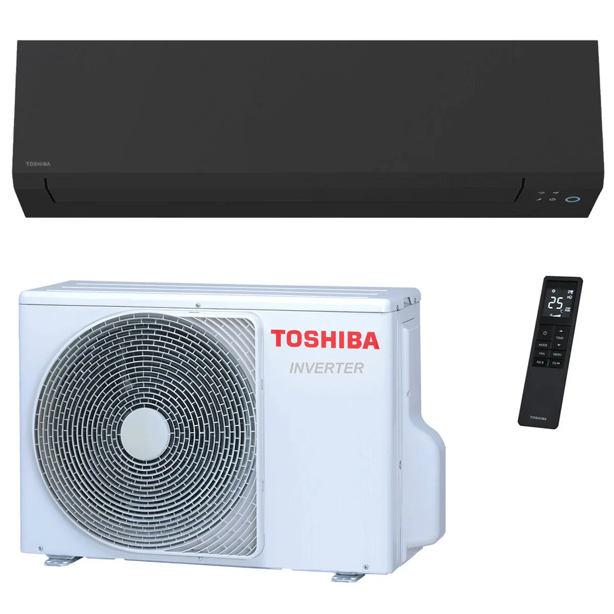 Toshiba Air Conditioning RAS High-Wall Inverter Split System - SHORAI Edge Black