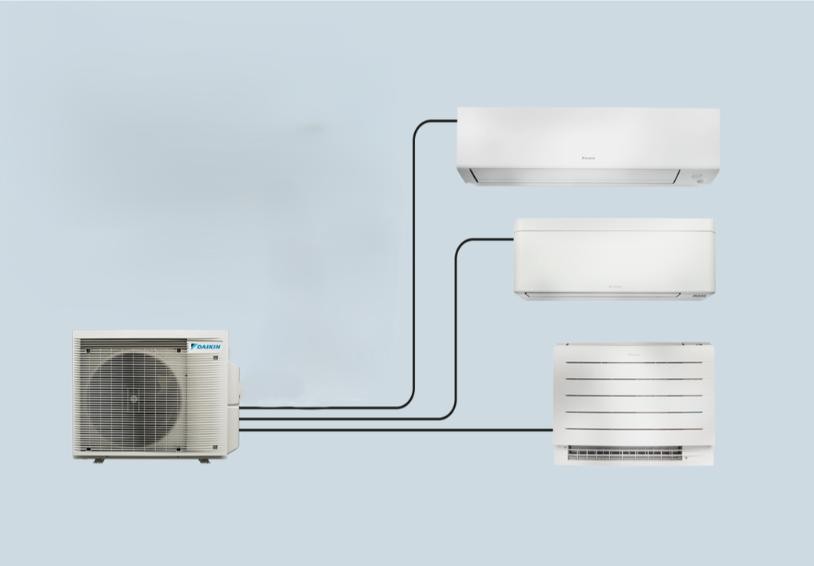 Daikin Air conditioning Multi 1x 3MXM68A9, FTXJ20AW, FTXM20A, CVXM20A9 Units