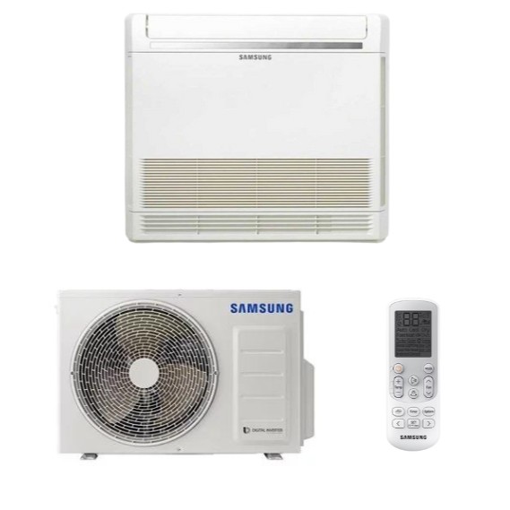Samsung Air Conditioning High Efficiency Floor Console AC026BNJPKG/EU AC026BXAPKG/EU 2.6kW 9000Btu