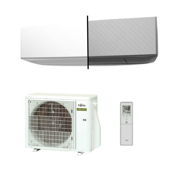 Fujitsu Air Conditioning Wall-Mounted Type Designer Range ASEG12KETF(-B) AOEG12KETA 3.4kW 14000Btu